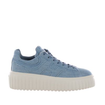 Sneaker hogan h-stripes in denim