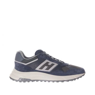 Sneaker hyperlight in camoscio e tessuto tecnico