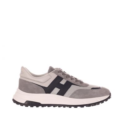 Sneaker hyperlight in camoscio e tessuto tecnico