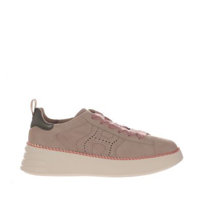 Sneaker rebel in camoscio