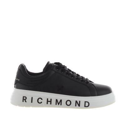 Sneaker in pelle con ali decorative