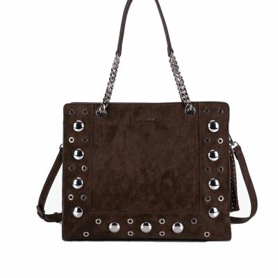 Shopping ethnic in suede e borchie