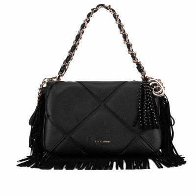 Shoulder bag medium isabel with fringes med