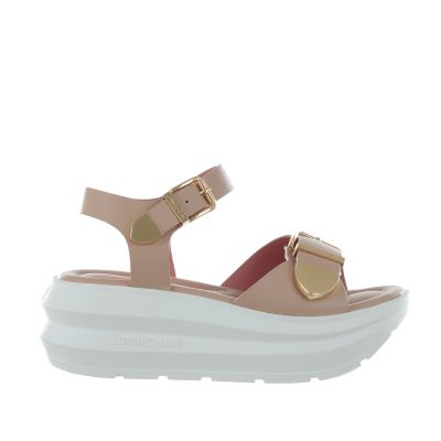 Sandalo platform zoe in pelle