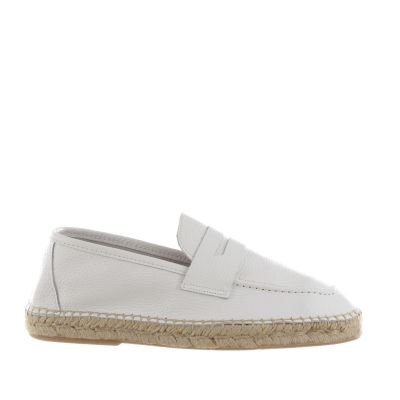 Espadrillas in pelle martellata