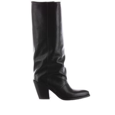 Stivale texano in pelle