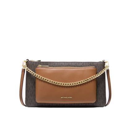 Crossbody jet set medium pckt conv xbody in pelle