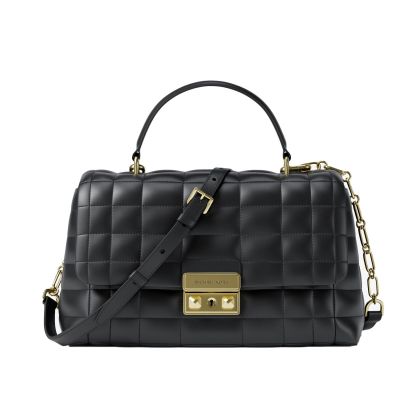 Satchel tribeca medium th in pelle trapuntata
