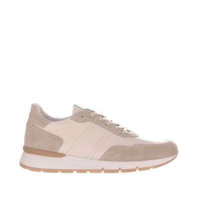 Sneaker in pelle e camoscio