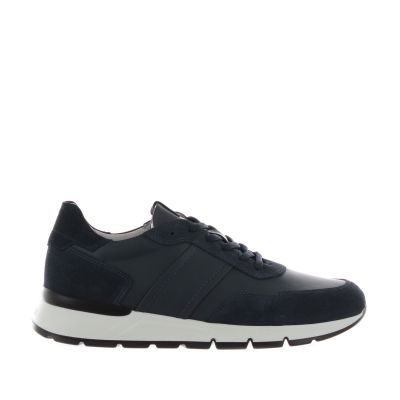 Sneaker in pelle e camoscio