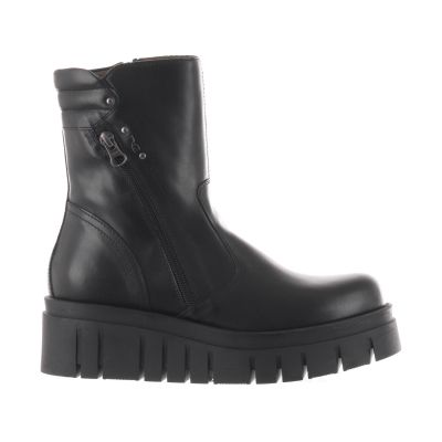 Stivaletto in pelle con zip