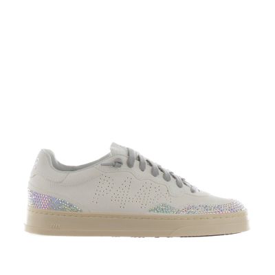 Sneaker in camoscio con strass