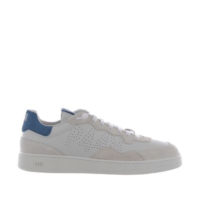 Sneaker vert in pelle