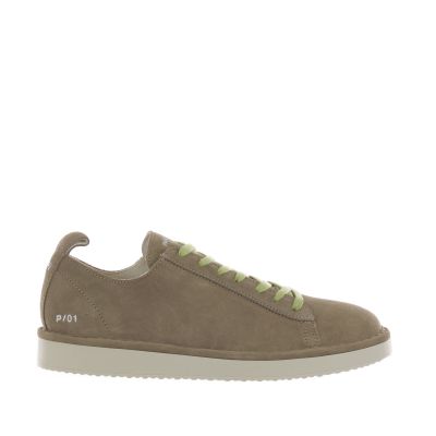 Sneaker p01 in camoscio