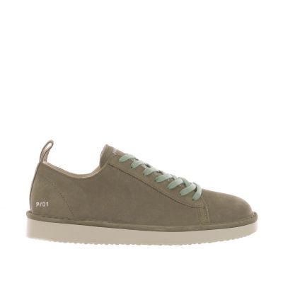 Sneaker p01 in camoscio