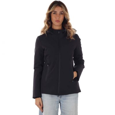 Giacca antivento slim in nylon bi-stretch