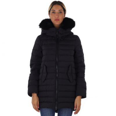 Piumino lungo itoka ml fur con pelliccia