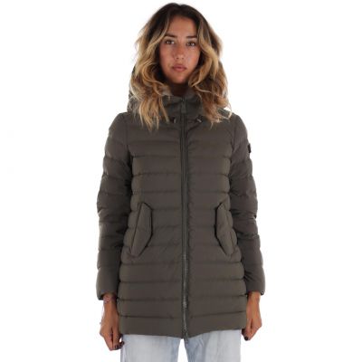 Piumino lungo itoka ml fur con pelliccia