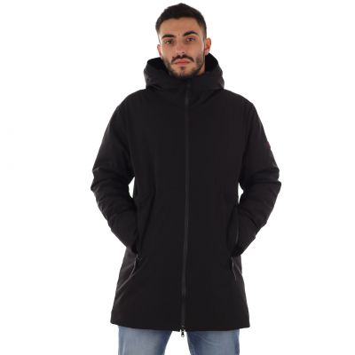 Trench liscio in primaloft minimal e sofisticato