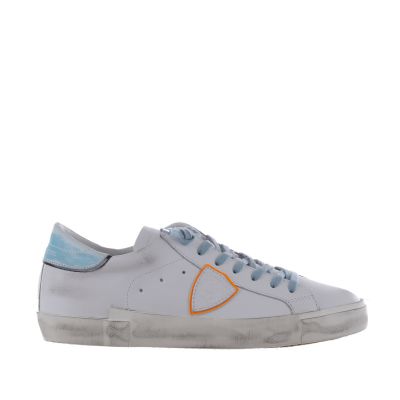 Sneaker paris x in pelle effetto vintage