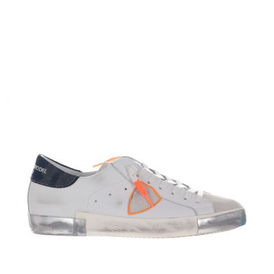 Sneaker paris x in pelle effetto vintage