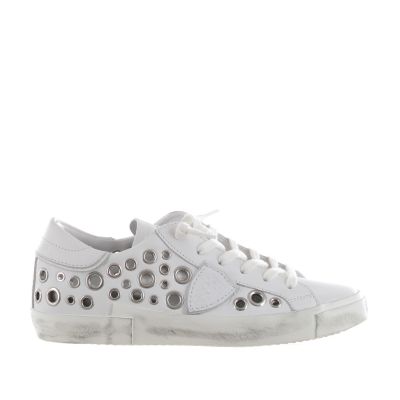 Sneaker paris x low in pelle con borchie