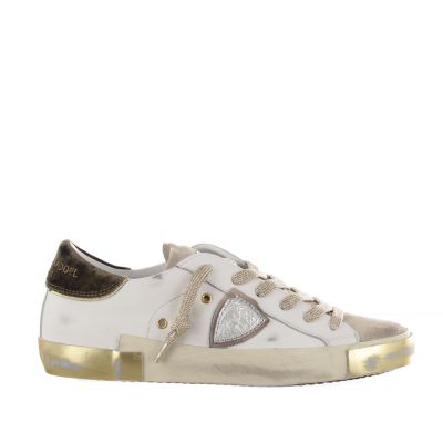 Sneaker prsx low velour in pelle