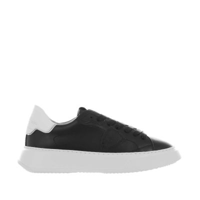 Sneaker temple l in pelle