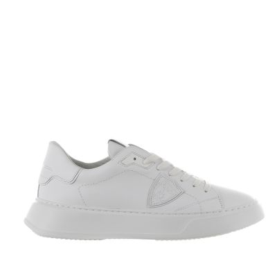 Sneaker temple low in pelle 