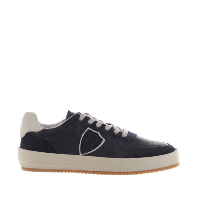 Sneaker temple low in pelle 