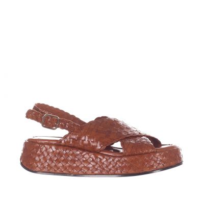 Sandalo maui in pelle intrecciata