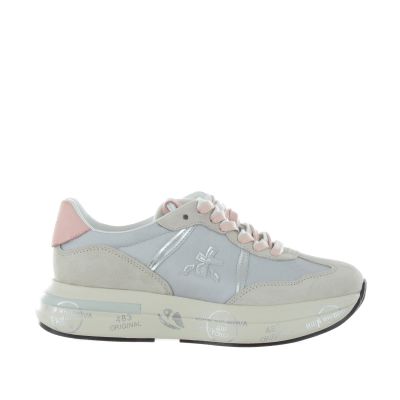 Sneaker in camosccio e nylon 