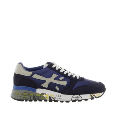 Sneaker in camoscio e nylon