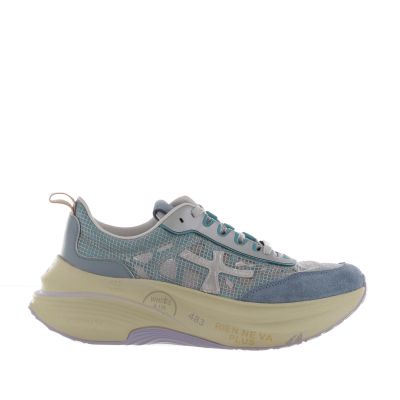 Sneaker in camoscio e nylon
