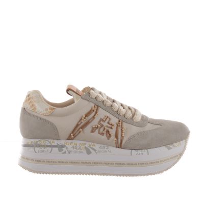 Sneaker in camoscio e nylon