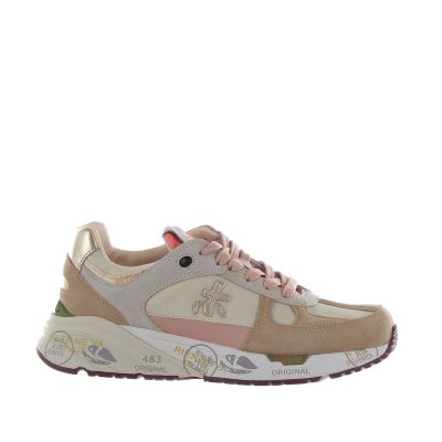 Sneaker in camoscio e nylon