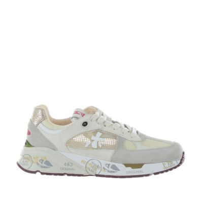 Sneaker in camoscio e nylon