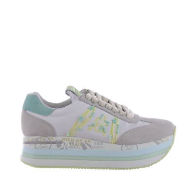 Sneaker in camoscio e nylon