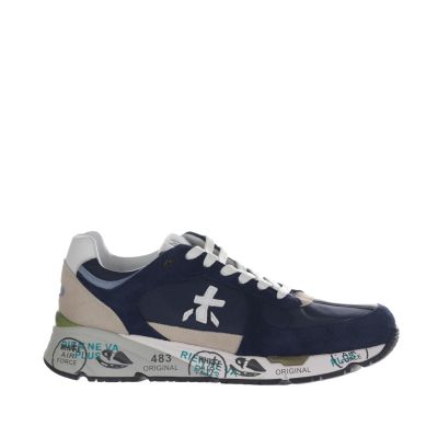 Sneaker in camoscio e nylon