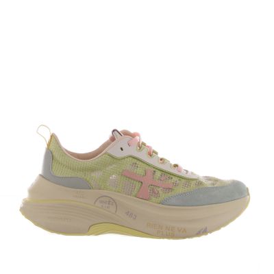 Sneaker in camoscio e nylon