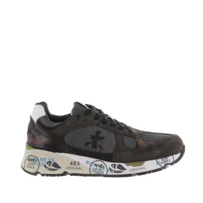 Sneaker mase in camoscio e nylon