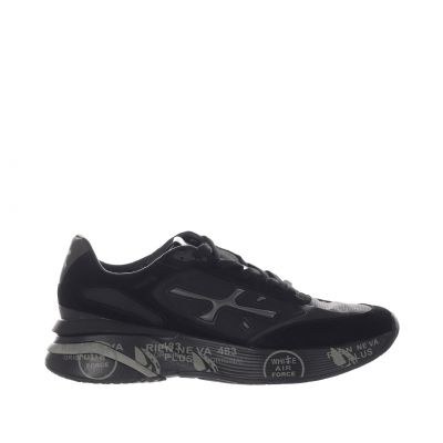 Sneaker moerun in camoscio e tessuto tecnico