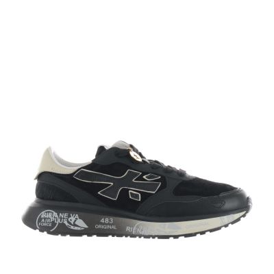 Sneaker lauryn in pelle e camoscio