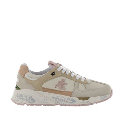 Sneaker mase in camoscio e nylon