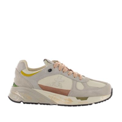 Sneaker mased in camoscio e nylon