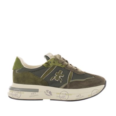 Sneakers cassie in camoscio e nylon