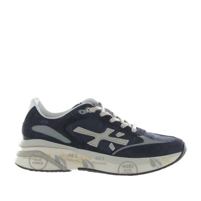 Sneakers in camoscio e nylon