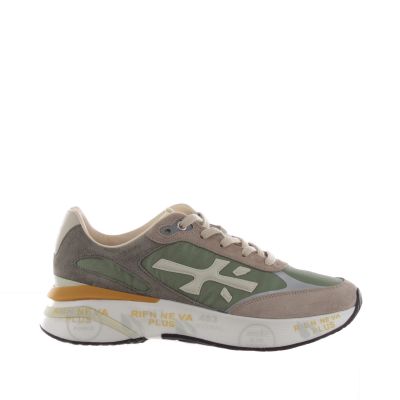Sneakers in camoscio e nylon