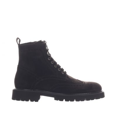 Anfibio in camoscio brogue