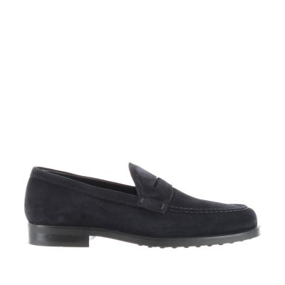Mocassino con mascherina in camoscio